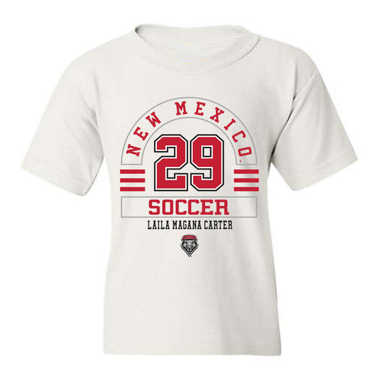 New Mexico - NCAA Women's Soccer : Laila Magana Carter - Classic Fashion Shersey Youth T-Shirt-0