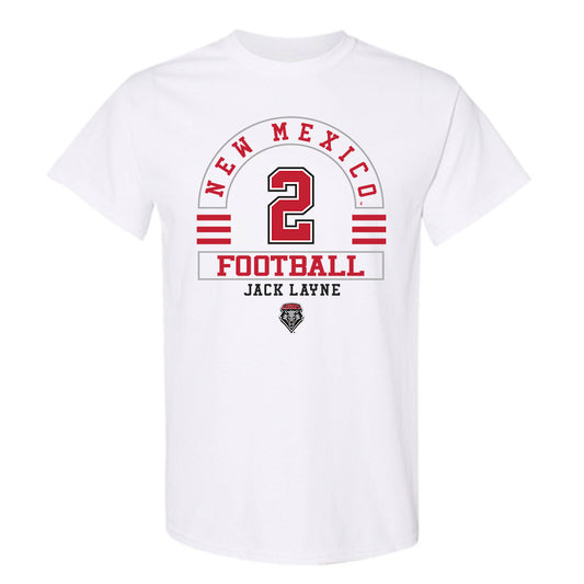 New Mexico - NCAA Football : Jack Layne - Classic Fashion Shersey T-Shirt-0