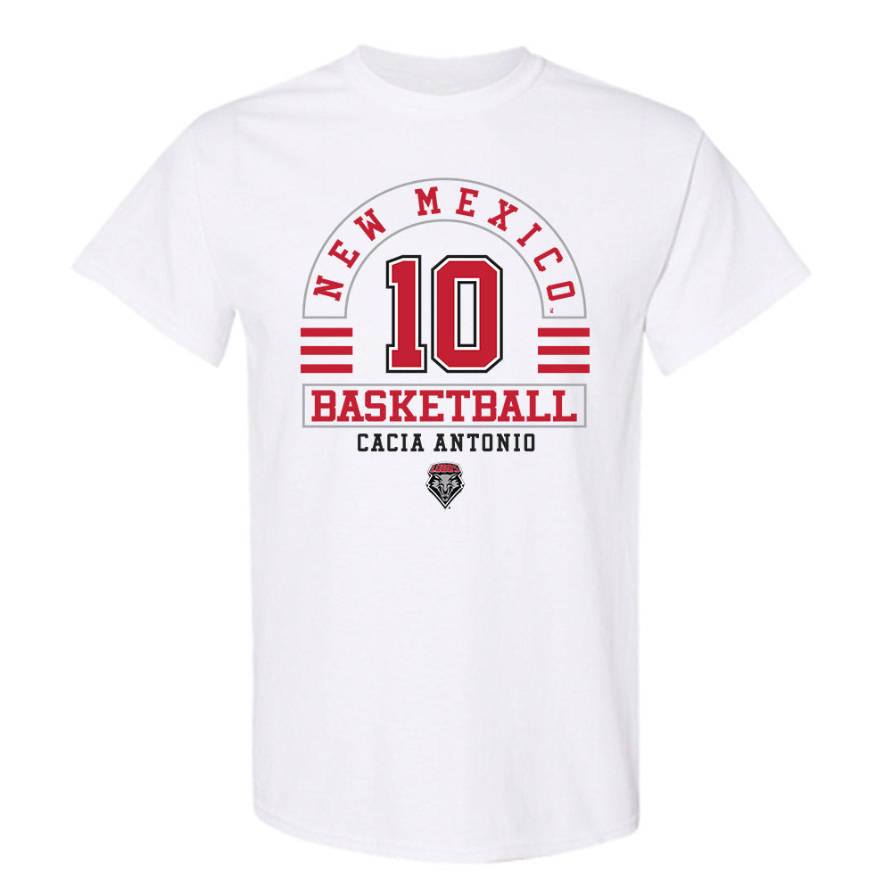New Mexico - NCAA Women's Basketball : Cacia Antonio - Classic Fashion Shersey T-Shirt-0