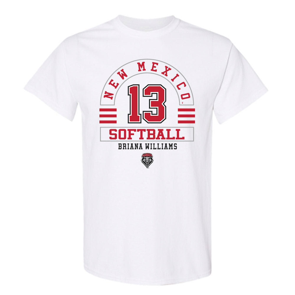 New Mexico - NCAA Softball : Briana Williams - Classic Fashion Shersey T-Shirt-0
