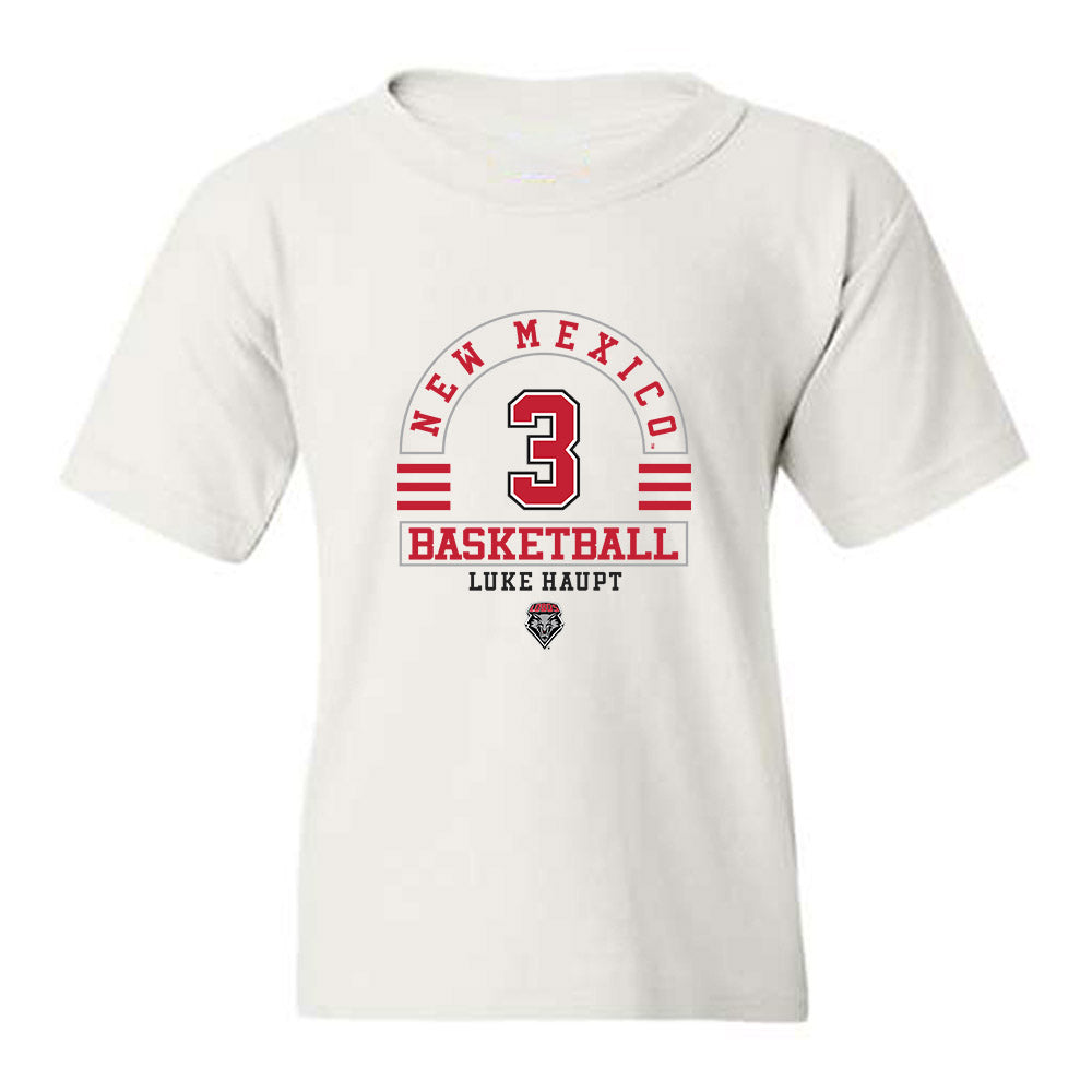New Mexico - NCAA Men's Basketball : Luke Haupt - Classic Fashion Shersey Youth T-Shirt-0