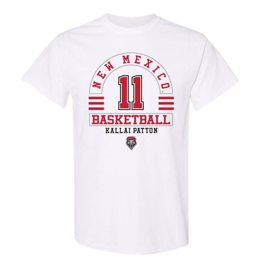 New Mexico - NCAA Men's Basketball : Kallai Patton - Classic Fashion Shersey T-Shirt-0