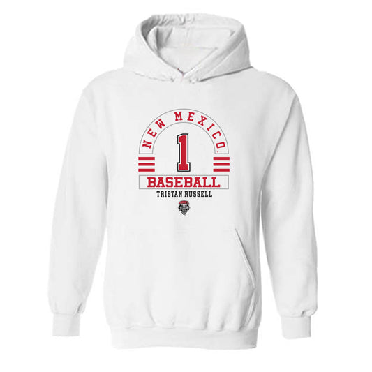 New Mexico - NCAA Baseball : Tristan Russell - Classic Fashion Shersey Hooded Sweatshirt-0