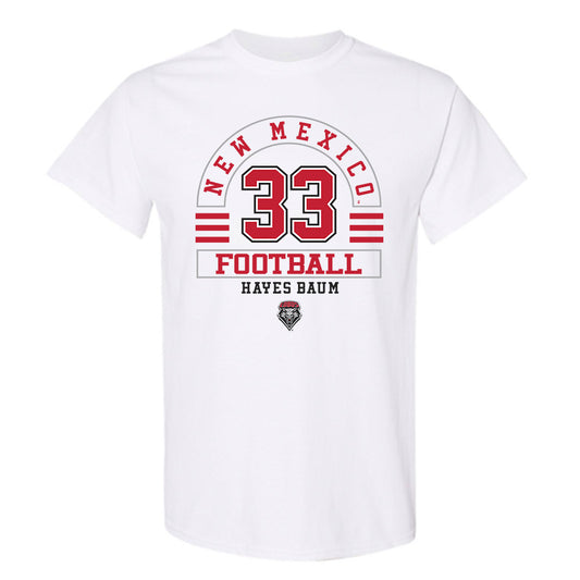 New Mexico - NCAA Football : Hayes Baum - Classic Fashion Shersey T-Shirt-0