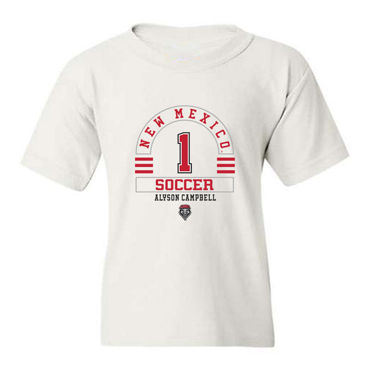 New Mexico - NCAA Women's Soccer : Alyson Campbell - Classic Fashion Shersey Youth T-Shirt-0