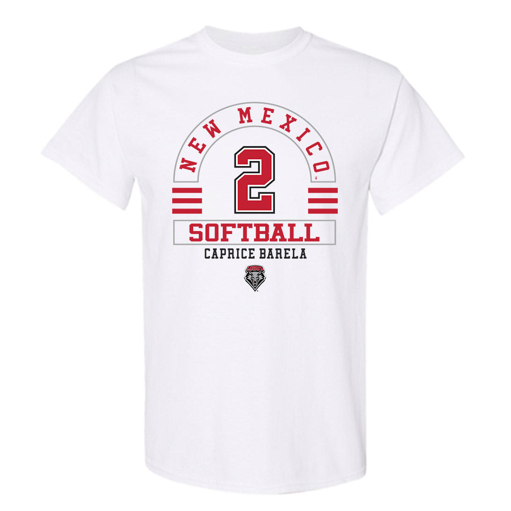 New Mexico - NCAA Softball : Caprice Barela - Classic Fashion Shersey T-Shirt-0