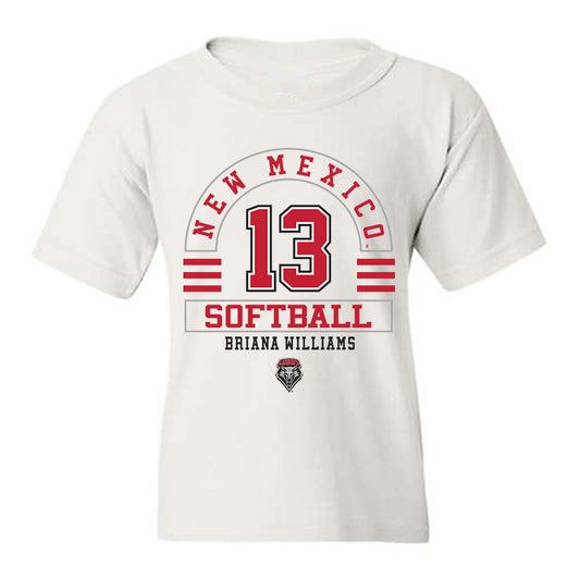 New Mexico - NCAA Softball : Briana Williams - Classic Fashion Shersey Youth T-Shirt-0