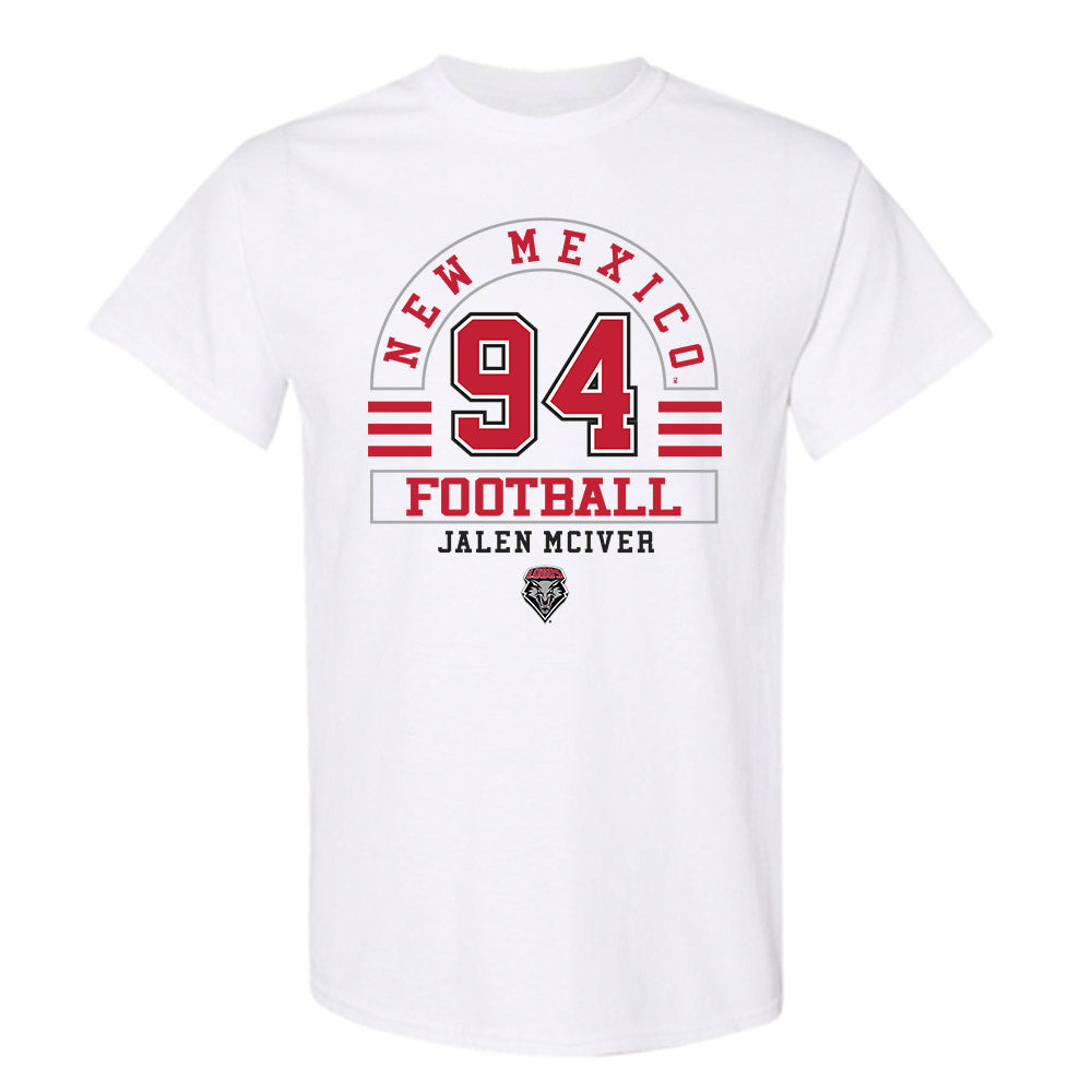 New Mexico - NCAA Football : Jalen McIver - Classic Fashion Shersey T-Shirt-0