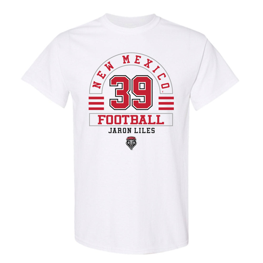 New Mexico - NCAA Football : Jaron Liles - Classic Fashion Shersey T-Shirt-0