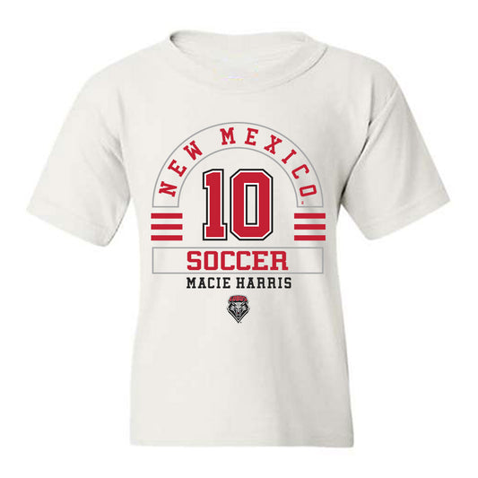 New Mexico - NCAA Women's Soccer : Macie Harris - Classic Fashion Shersey Youth T-Shirt-0