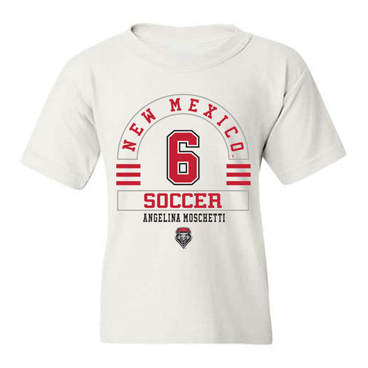 New Mexico - NCAA Women's Soccer : Angelina Moschetti - Classic Fashion Shersey Youth T-Shirt-0