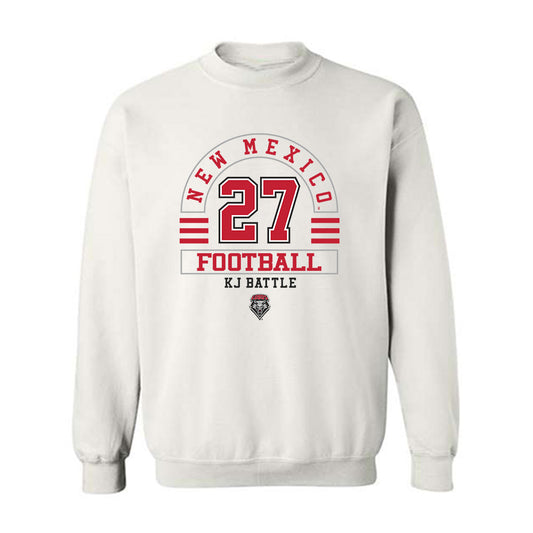 New Mexico - NCAA Football : Kj Battle - Classic Fashion Shersey Crewneck Sweatshirt-0