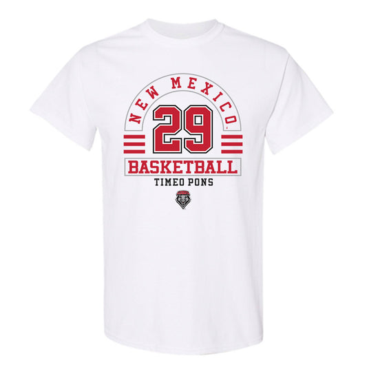 New Mexico - NCAA Men's Basketball : Timeo Pons - Classic Fashion Shersey T-Shirt-0