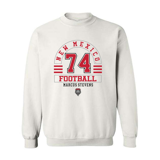 New Mexico - NCAA Football : Marcus Stevens - Classic Fashion Shersey Crewneck Sweatshirt-0