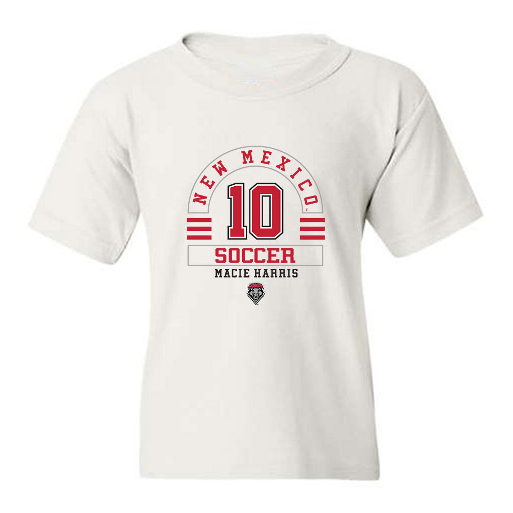 New Mexico - NCAA Women's Soccer : Macie Harris - Classic Fashion Shersey Youth T-Shirt-0