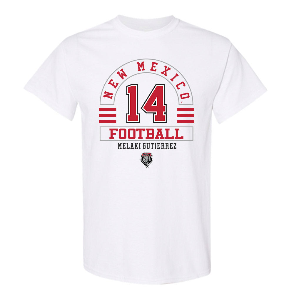 New Mexico - NCAA Football : Melaki Gutierrez - Classic Fashion Shersey T-Shirt-0