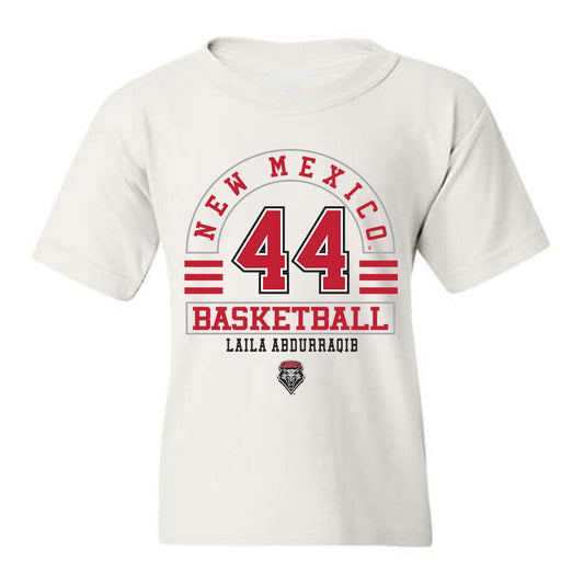 New Mexico - NCAA Women's Basketball : Laila Abdurraqib - Classic Fashion Shersey Youth T-Shirt-0