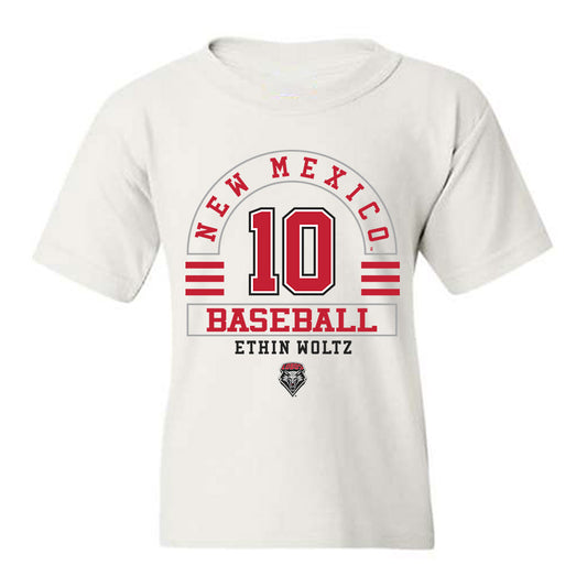 New Mexico - NCAA Baseball : Ethin Woltz - Classic Fashion Shersey Youth T-Shirt-0