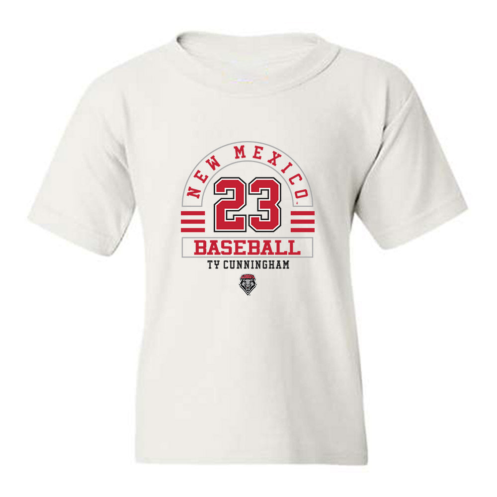 New Mexico - NCAA Baseball : Ty Cunningham - Classic Fashion Shersey Youth T-Shirt-0