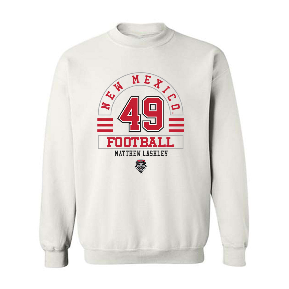 New Mexico - NCAA Football : Matthew Lashley - Classic Fashion Shersey Crewneck Sweatshirt-0