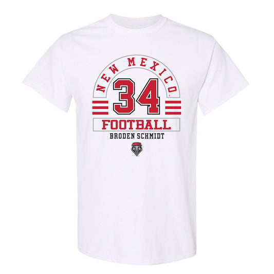 New Mexico - NCAA Football : Broden Schmidt - Classic Fashion Shersey T-Shirt-0
