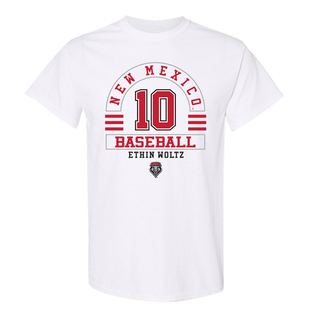 New Mexico - NCAA Baseball : Ethin Woltz - Classic Fashion Shersey T-Shirt-0