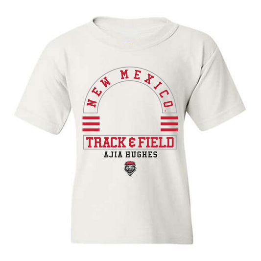 New Mexico - NCAA Women's Track & Field : Ajia Hughes - Classic Fashion Shersey Youth T-Shirt-0