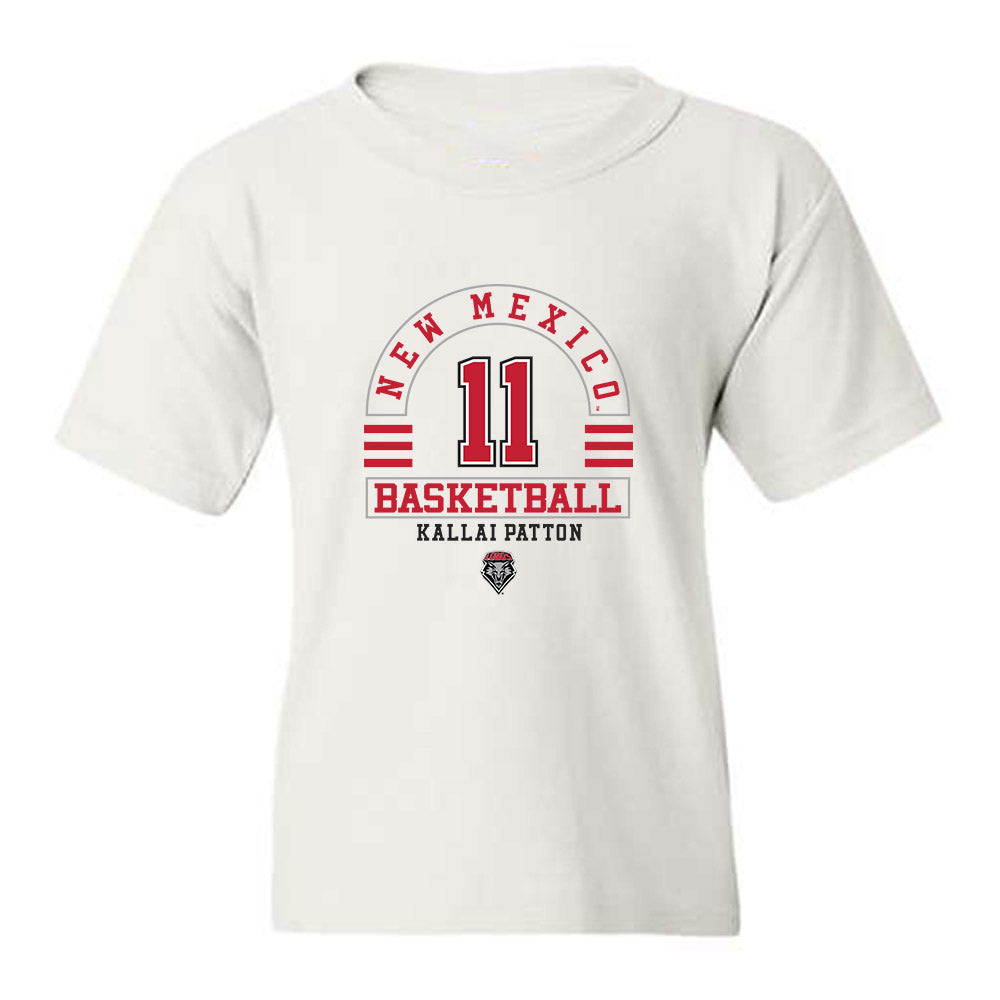New Mexico - NCAA Men's Basketball : Kallai Patton - Classic Fashion Shersey Youth T-Shirt-0