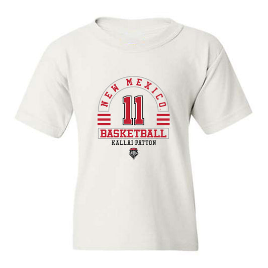 New Mexico - NCAA Men's Basketball : Kallai Patton - Classic Fashion Shersey Youth T-Shirt-0