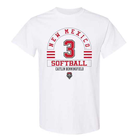 New Mexico - NCAA Softball : Caitlin Benningfield - Classic Fashion Shersey T-Shirt-0