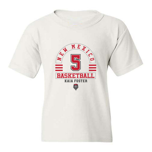 New Mexico - NCAA Women's Basketball : Kaia Foster - Classic Fashion Shersey Youth T-Shirt-0