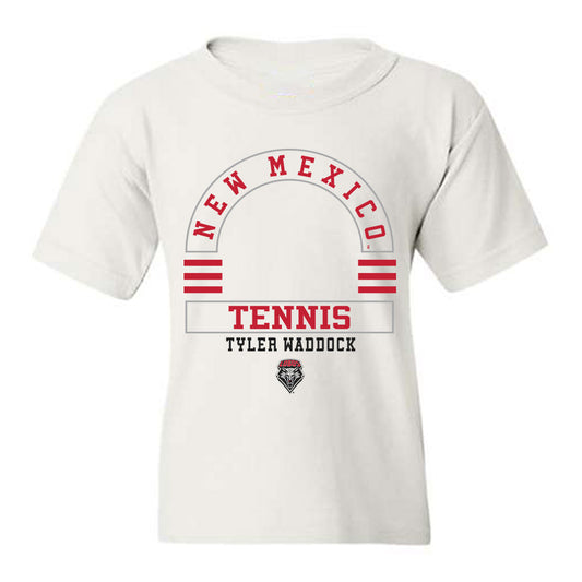 New Mexico - NCAA Men's Tennis : Tyler Waddock - Classic Fashion Shersey Youth T-Shirt-0