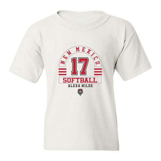New Mexico - NCAA Softball : Alexa Wilde - Classic Fashion Shersey Youth T-Shirt-0
