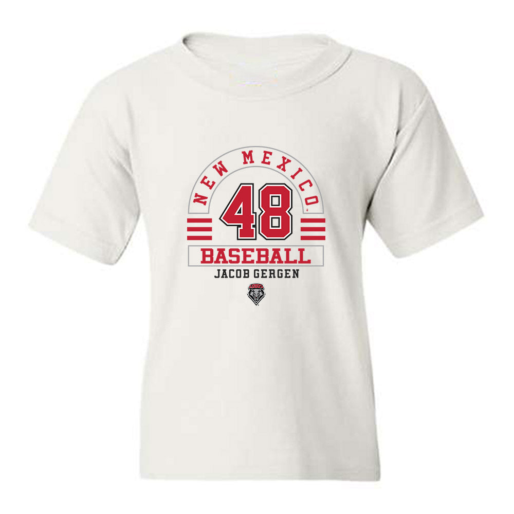 New Mexico - NCAA Baseball : Jacob Gergen - Classic Fashion Shersey Youth T-Shirt-0
