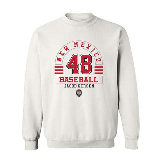 New Mexico - NCAA Baseball : Jacob Gergen - Classic Fashion Shersey Crewneck Sweatshirt-0