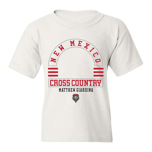 New Mexico - NCAA Men's Cross Country : Matthew Giardina - Classic Fashion Shersey Youth T-Shirt-0
