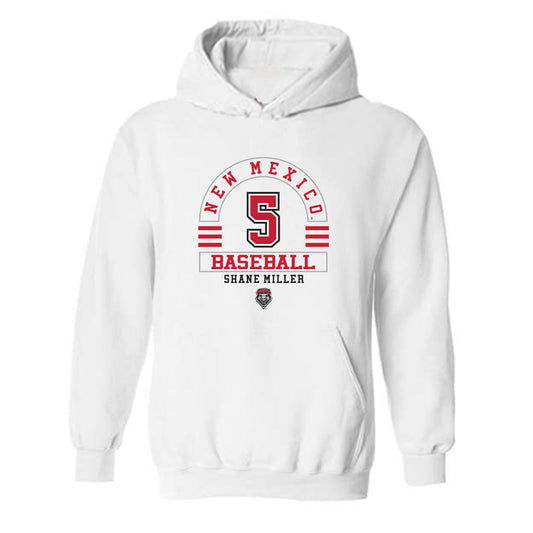 New Mexico - NCAA Baseball : Shane Miller - Classic Fashion Shersey Hooded Sweatshirt-0