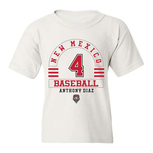 New Mexico - NCAA Baseball : Anthony Diaz - Classic Fashion Shersey Youth T-Shirt-0