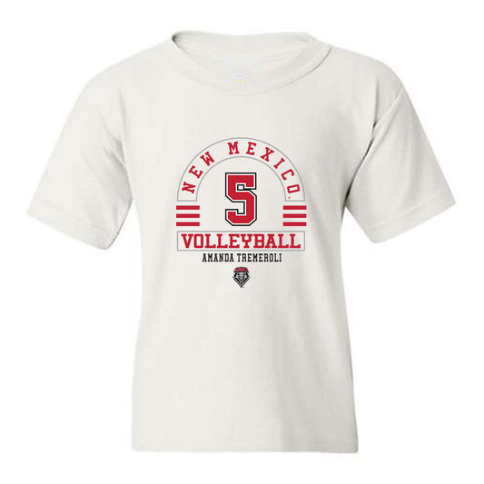 New Mexico - NCAA Women's Volleyball : Amanda Tremeroli - Classic Fashion Shersey Youth T-Shirt-0