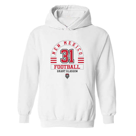 New Mexico - NCAA Football : Grant Glasgow - Classic Fashion Shersey Hooded Sweatshirt-0