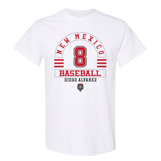 New Mexico - NCAA Baseball : Diego Alvarez - Classic Fashion Shersey T-Shirt-0
