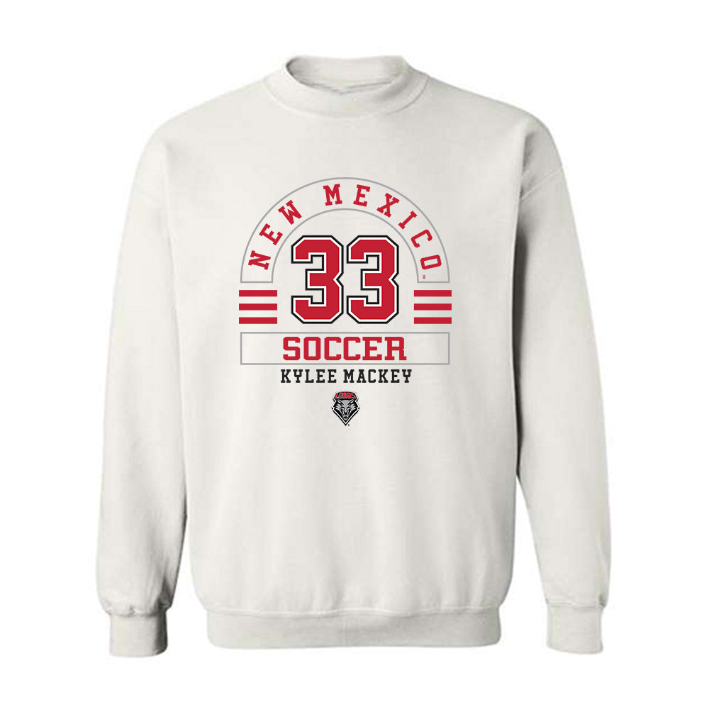New Mexico - NCAA Women's Soccer : Kylee Mackey - Classic Fashion Shersey Crewneck Sweatshirt-0