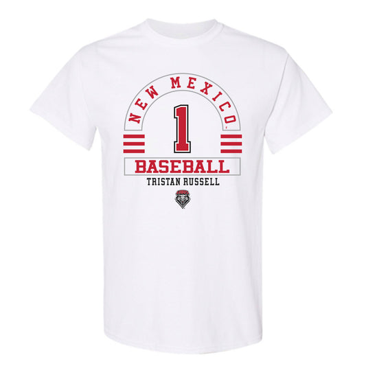 New Mexico - NCAA Baseball : Tristan Russell - Classic Fashion Shersey T-Shirt-0