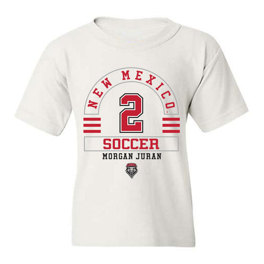 New Mexico - NCAA Women's Soccer : Morgan Juran - Classic Fashion Shersey Youth T-Shirt-0