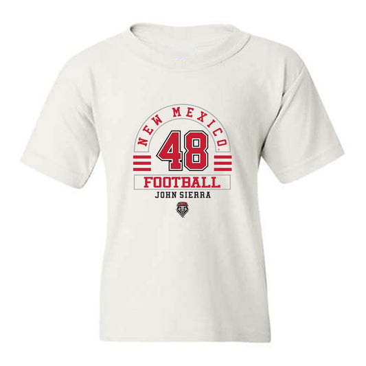New Mexico - NCAA Football : John Sierra - Classic Fashion Shersey Youth T-Shirt-0
