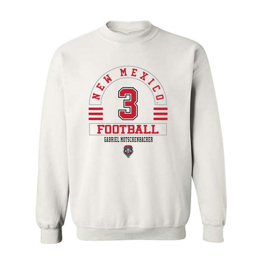 New Mexico - NCAA Football : Gabriel Motschenbacher - Classic Fashion Shersey Crewneck Sweatshirt-0