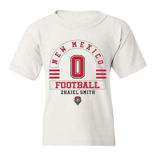 New Mexico - NCAA Football : Zhaiel Smith - Classic Fashion Shersey Youth T-Shirt-0