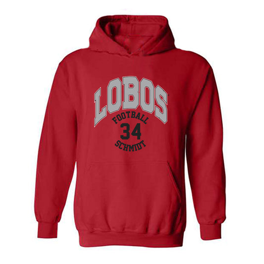New Mexico - NCAA Football : Broden Schmidt - Classic Fashion Shersey Hooded Sweatshirt-0