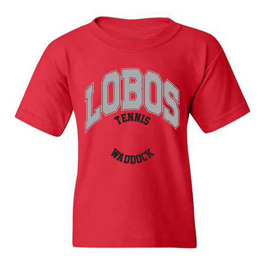 New Mexico - NCAA Men's Tennis : Tyler Waddock - Classic Fashion Shersey Youth T-Shirt-0