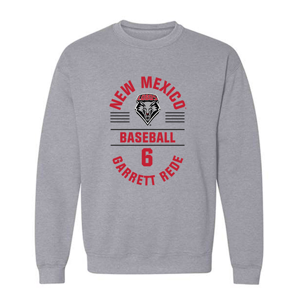 New Mexico - NCAA Baseball : Garrett Rede - Classic Fashion Shersey Crewneck Sweatshirt-0